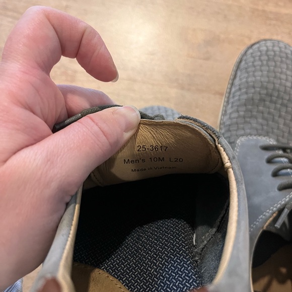 Johnston & Murphy McGuffey Woven Sheepskin Nubuck Sneakers - Picture 6 of 8